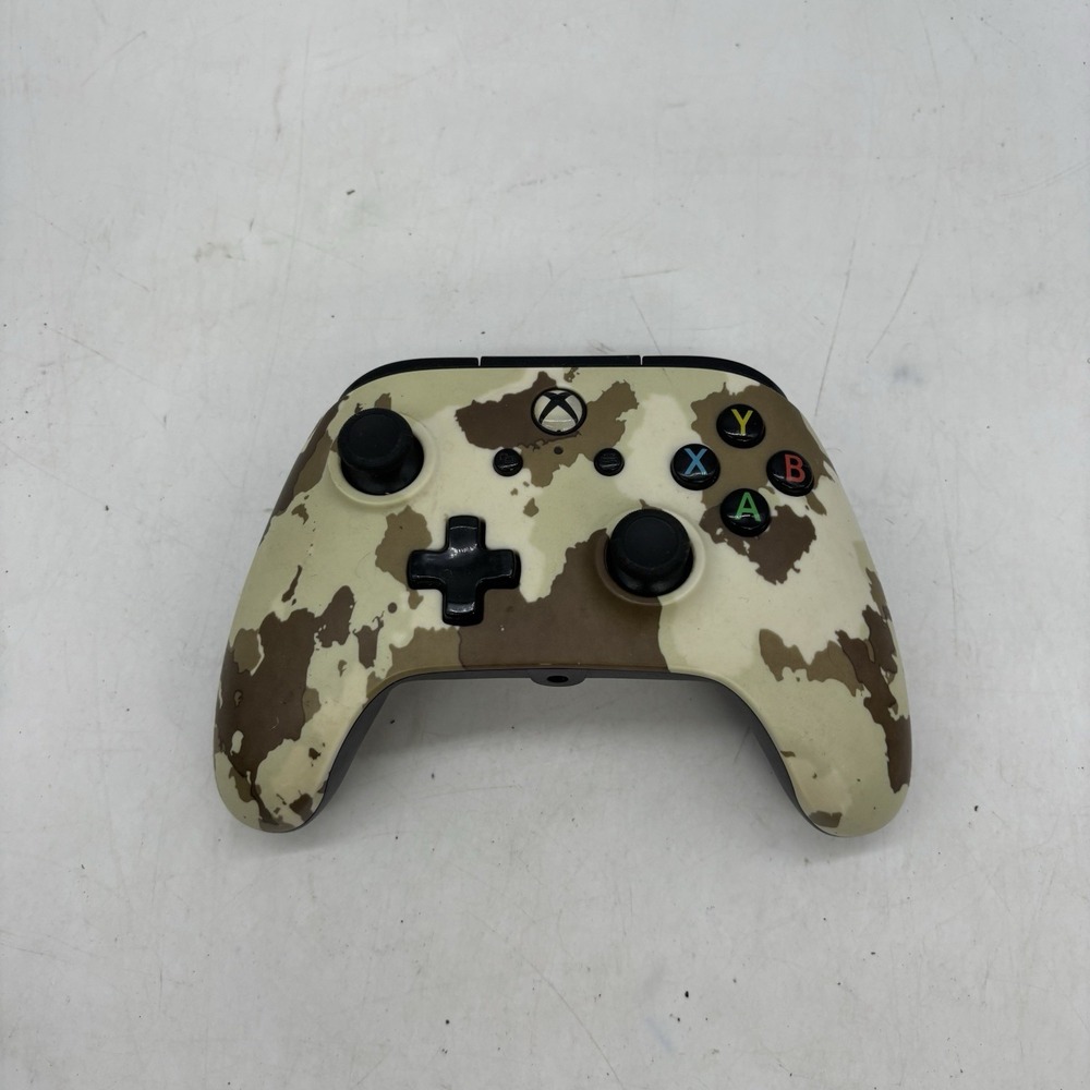 Power A Xbox One Controller Grey Camo Model 1520329-01 Tested Working